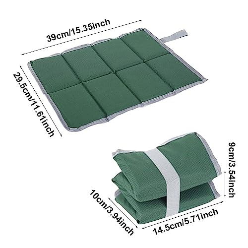 Pitimilarver 2ps Gren eue Camping Pad Portale Asiento Cojín Plegable Impermeable Forum