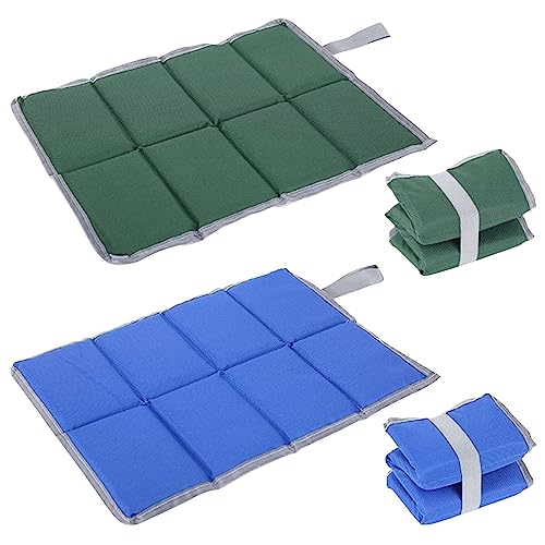 Pitimilarver 2ps Gren eue Camping Pad Portale Asiento Cojín Plegable Impermeable Forum