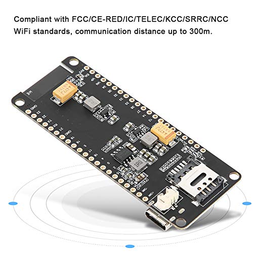 Placa de Desarrollo para Módulo de Comunicación WiFi TGO T-Call V1.3 ESP32 Distancia de hasta 300 M Módulo de Comunicación WiFi TTGO V1.3 ESP32