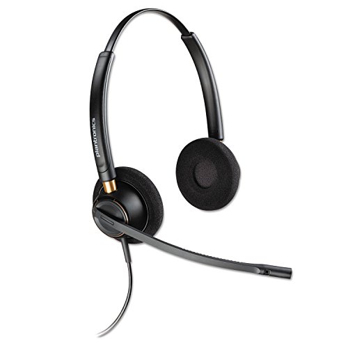 Plantronics 89434-02 - Auriculares de diadema abiertos, con micrófono, cancelación de ruido