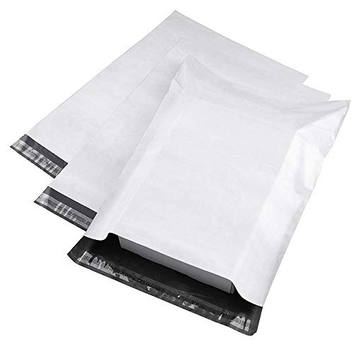 Plástico para envíos, 100 Unidades De Correo Postal Express, Impermeable Opacas Autoadhesivo Sobres (254mm x 330mm / 10'' x 13'')