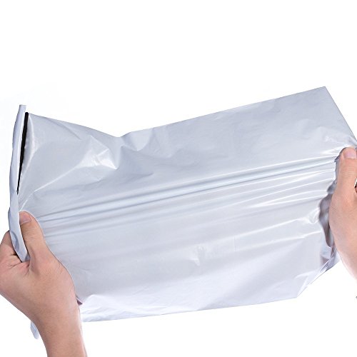 Plástico para envíos, 100 Unidades De Correo Postal Express, Impermeable Opacas Autoadhesivo Sobres (254mm x 330mm / 10'' x 13'')