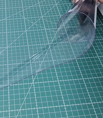 Plástico PVC HT Alta transparencia de 140 cm ancho para manualidades y confecciones. 100% PVC - Grosor: 500 micras (0.5 mm) - Se vende por metros: 1 UNIDAD = 1 METRO