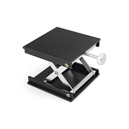 Plataforma Elevadora, HASLED 25 mm-90 mm Mesa Elevadora de Tijera Ajustable en Altura de, Plataforma Elevadora de Manual para Levantamientos de Cimientos, Laboratorios, Colocación de Losetas