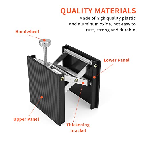 Plataforma Elevadora, HASLED 25 mm-90 mm Mesa Elevadora de Tijera Ajustable en Altura de, Plataforma Elevadora de Manual para Levantamientos de Cimientos, Laboratorios, Colocación de Losetas