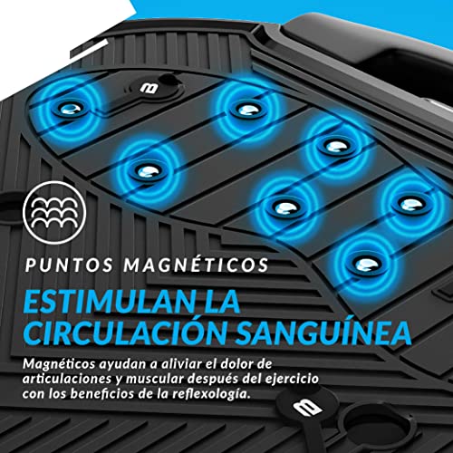 Plataforma Vibratoria Ultra Slim de Bluefin Fitness / Plataforma Vibratoria, Ejercicio Completo / Potente Plataforma Compacta con Bandas de Resistencia / Plataforma Vibratoria para Fitness en Casa