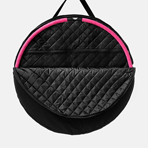 Play Juggling - Bolsa para Aros aéreos - Fabricada en poliéster Totalmente Acolchado para Proteger Mejor los Aros aéreos Durante el Transporte - Disponible en 2 tamaños - Color Negro