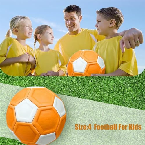 PLOTSAGE Bola Curva para Niños, Juguete de Fútbol con Curva y Giro, Accesorios de Entrenamiento de Fútbol,Juegos de Actividades de Fútbol Interior y Exterior, Durante 5-15 Años,B