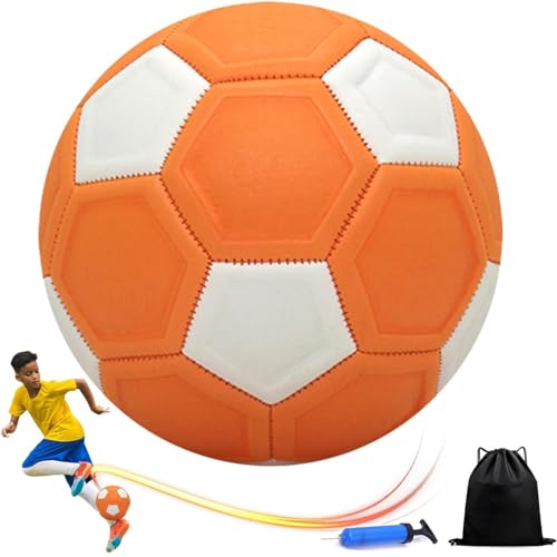 PLOTSAGE Bola Curva para Niños, Juguete de Fútbol con Curva y Giro, Accesorios de Entrenamiento de Fútbol,Juegos de Actividades de Fútbol Interior y Exterior, Durante 5-15 Años,B