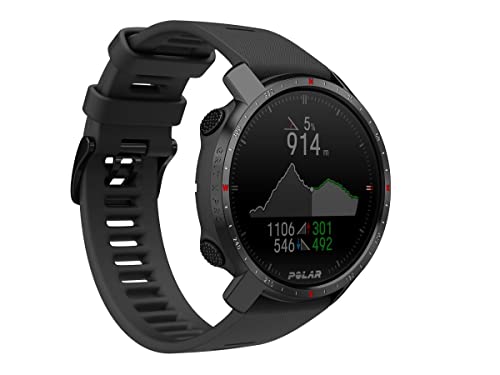 Polar Grit X Pro- GPS Multisport Smartwatch- Durabilidad Militar, Cristal de Zafiro, FC en la Muñeca, Batería de Larga Duración, Orientación, Para Deportes al Aire libre, Trail Running, Senderismo