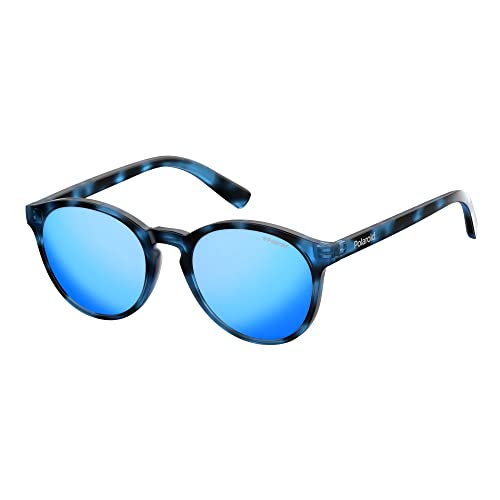 Polaroid PLD 8024/S 5X JBW Gafas de Sol, Azul (Bluette Havana/Grey Grey Speckled Blue Pz), 47 Unisex Niños