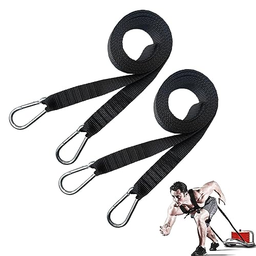 Pologmase Sled Pull Belt | Cinturón de entrenamiento ponderado en la cintura,Cinturones de entrenamiento Powerlifting Gym Sled para espalda, pecho, pierna