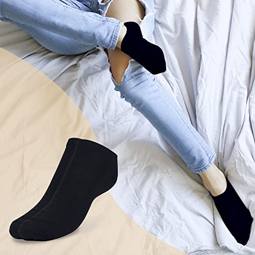 POPYS® 12 Pares Calcetines cortos Unisex de 200 hiladas | Calcetines cortos Hombre | Calcetines cortos Mujer | Calcetines tobilleros Mujer | Calcetines tobilleros Hombre | Tejido Fino