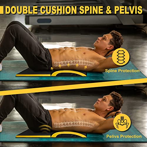 POWER GUIDANCE - Alfombrilla de Ejercicio para Abdominales y Abdominales para Ejerciciosde Movimiento Abdominales (Plegable)