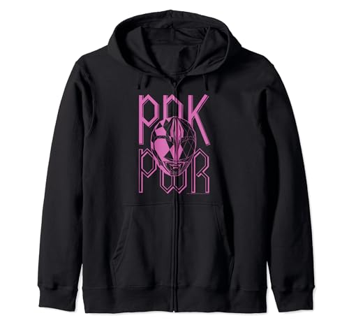 Power Rangers Pink Ranger PNK PWR Sudadera con Capucha