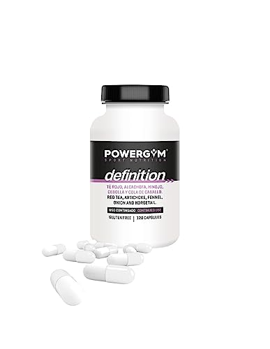 POWERGYM | Definition 120 Cápsulas Activador del Drenaje Natural – Mejora la definición muscular – Ayuda a mejorar la digestión teniendo acción depurativa – Gluten Free