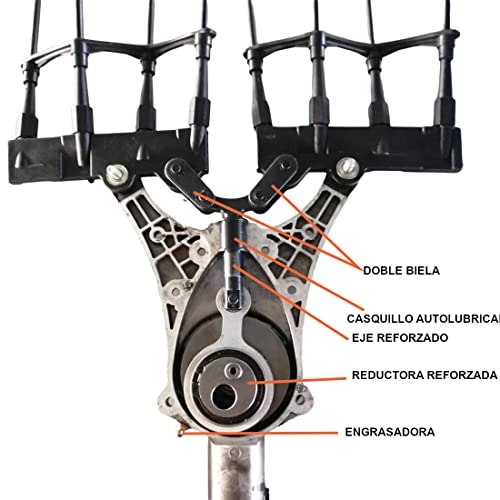 Powertec pro Vareador Aceituna de Gasolina Motor Kawasaki TJ35