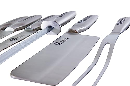 Pradel Excellence - Estuche con Juego de Cuchillos de Cocina de Acero Inoxidable, 9 Piezas