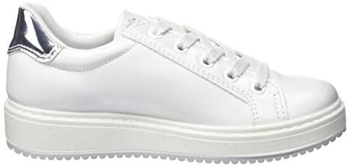 Primigi Colin, Zapatillas de Gimnasio, Blanco Iridescente, 33 EU