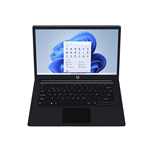 PRIXTON Netbook Pro - Ordenador portatil / Ordenadores portatiles Pantalla 14,1pulg, Sistema Operativo Profesional Windows 10 Pro, Intel, RAM 4GB / ROM 64GB, Teclado en Español (Reacondicionado)