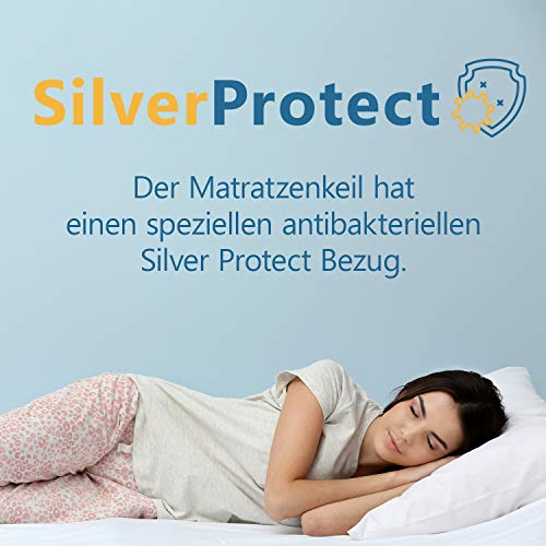 PROCAVE Cama Doble Puente con Silver Protect Funda de 25 x 200 cm