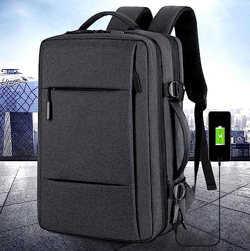 Profit Mochila viaje cabina avion 40x20x25 - Mochila De Equipaje De Mano Ryanair Ultraligera con Compartimento Para Computadora De 15,6", Maletas De Viaje Cabina Vueling 40x20x30 con cargador USB.