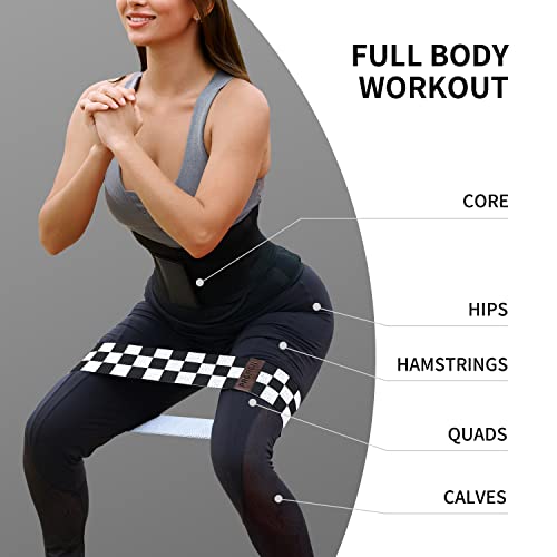 PROIRON Bandas Elasticas, Bandas Resistencia Tela con Tiras Antideslizantes Silicona, Cintas Elasticas para Gluteos, Cadera, Piernas, Brazos, Yoga, Pilates, Crossfit, Fitness, Ejercicios