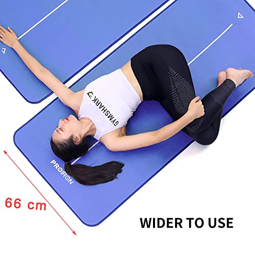 PROIRON Esterilla Yoga Gruesa - Colchoneta Antideslizante NBR para Pilates Ejercicios Fitness Gimnasia Estiramientos