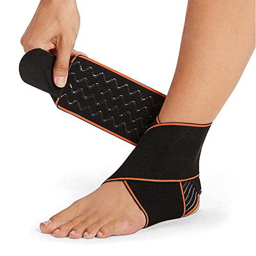 PROIRON Tobillera para Esguince, Estabiliza el Tobillo y Previene Torceduras, para Soporte y Compresión, Recupera Lesiones como Fascitis Plantar, Deportiva con Velcro Ajustable (1pcs)