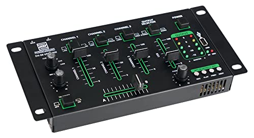 Pronomic DX-50 USB MKII Mezclador 4 canales DJ con Bluetooth