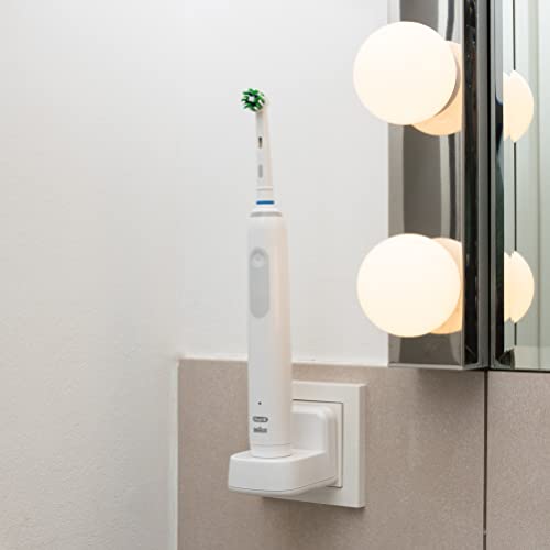 ProofVision Cargador Cepillo Electrico para Oral B/Braun (Todos los Modelos Excepto Las Series IO y Pulsonic) - No más Cables eléctricos en el baño – para Enchufe EU