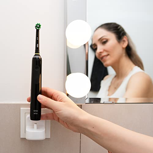 ProofVision Cargador Cepillo Electrico para Oral B/Braun (Todos los Modelos Excepto Las Series IO y Pulsonic) - No más Cables eléctricos en el baño – para Enchufe EU