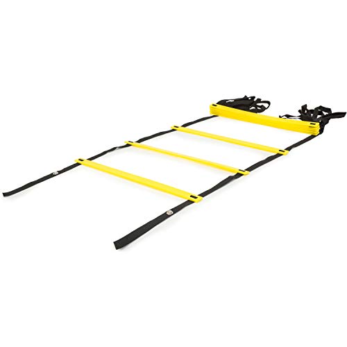 ProsourceFit Speed Agility Escalera, Unisex-Adult, Yellow, One Size