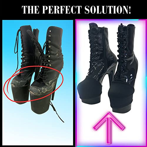 PROTEC TIF | Protectores de Zapatos y Botas de Pole Dance Compatible con Pleaser y Hella Heels | Hecho de Neopreno de Alta Resistencia | (36/37)