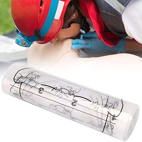 Protector Facial Cpr Para Entrenamiento, 1 Rollo De Protectores Faciales Cpr Desechables Para Entrenamiento De Respiración Bucal, Máscara De Respiración Artificial, Máscara Cpr Para Rescate Por Asfixi