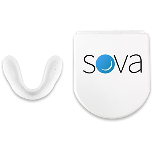 Protector Nocturno SOVA Aero - Férula nocturna para el Rechinamiento de Dientes/Bruxismo - Protector Bucal Personalizado - 1.6mm - Adaptable y Remoldeable hasta 20 Veces - Para Adultos - Con Estuche