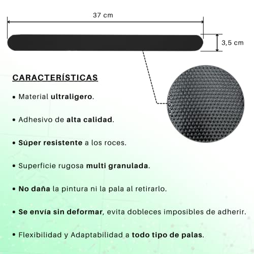 Protector Pala pádel Negro Acabado Rugoso (Pack de 2). Protector Marco Pala pádel de Alta caliddad. Protector pádel Negro para máxima protección. Protector Raqueta pádel