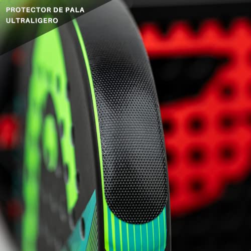 Protector Pala pádel Negro Acabado Rugoso (Pack de 2). Protector Marco Pala pádel de Alta caliddad. Protector pádel Negro para máxima protección. Protector Raqueta pádel