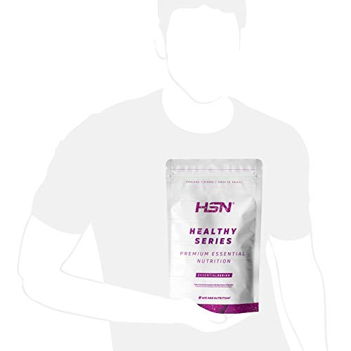 Proteína de Garbanzo de HSN | Proteína 100% Vegetal | Aminograma Completo | Alto Valor Nutricional | No-GMO, Vegetariano, Sin Gluten, Sin Lactosa, Sin Azúcar | 500 gr