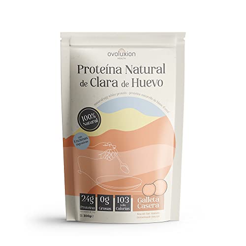 PROTEÍNA INSTANTÁNEA DE CLARA DE HUEVO (GALLETA CASERA)