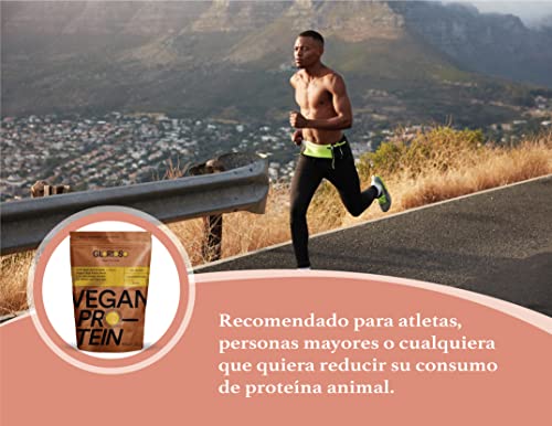 Proteína Vegana Sabor Chocolate en Polvo 100% Bio - 400 g - Ideal para Dietas, Aumentar o Mantener Masa Muscular - Sin Lactosa ni Gluten - Glorioso Super Nutrients