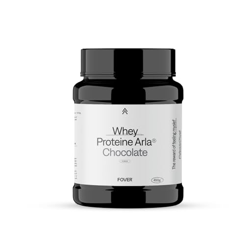 Proteína whey de suero de leche 100% pura, sabor chocolate, 450g en polvo: Nutrición óptima para tus entrenamientos.