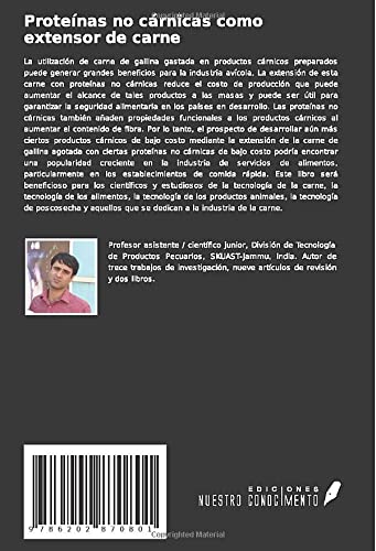 Proteínas no cárnicas como extensor de carne: optimización y evaluación