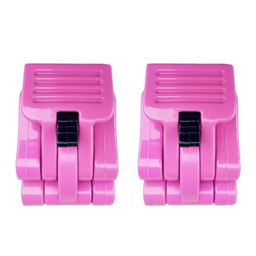 PROTONE Clips olímpicos para pesas de 5 cm o 2,5 cm, collares de abrazadera de bloqueo con clips de liberación rápida de 5 cm o 2,5 cm para levantamiento de pesas (rosa)