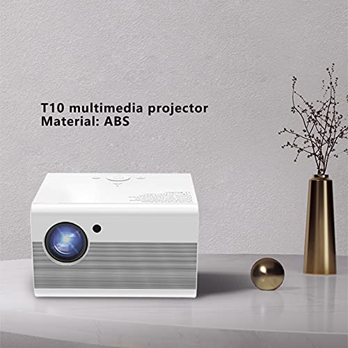 Proyectores Portátiles, Proyector De Alta Definición 1080P, Proyector De Video Multimedia Con Control Remoto Proyector De Cine Multifunción Para Cine En Casa, Soporte Para Auriculares Inalámbricos(EU)