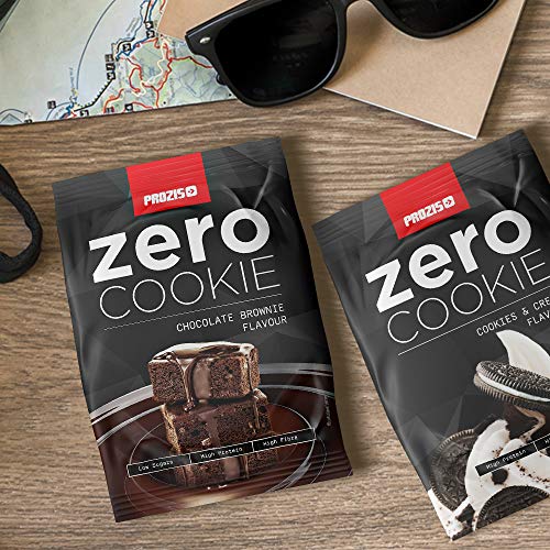 Prozis 12 x ZERO Cookie, Doble chocolate - 12 Galletas de 60 g