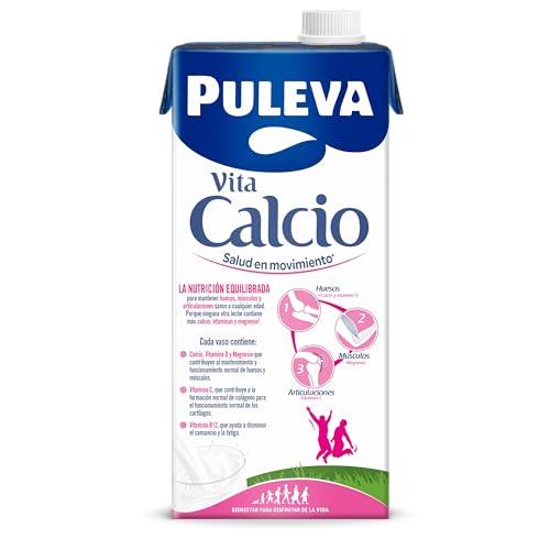 Puleva Leche Desnatada Vita Calcio, 6 x 1L