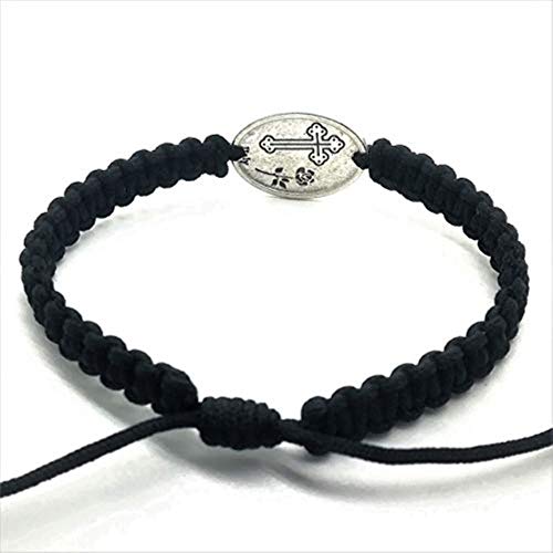 Pulsera ajustable con medalla de San Antonio, regalo católico para hombres, mujeres y niños, San Antonio de Padua