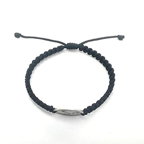 Pulsera ajustable con medalla de San Antonio, regalo católico para hombres, mujeres y niños, San Antonio de Padua