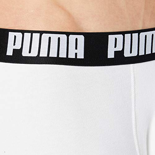 PUMA Basic Men's Boxers (5 Pack) Boxer Slip, Multicolor (White/Black/Grey), M (Pack de 5) para Hombre